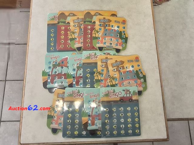 Lot 44-3028i - Lot of 14 - Road Trip Bingo Games - All New and Sealed - See Pictures for Types  Appears New, A basic inspection has been given to this item...