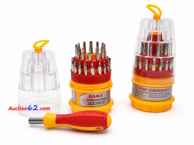 Lot 44-6198m - Two sets of 31-N-1 Electronic StrewDriver  Repair tool Kit. Appears New, A basic inspection has been given to this item. Sold AS-IS. See All...