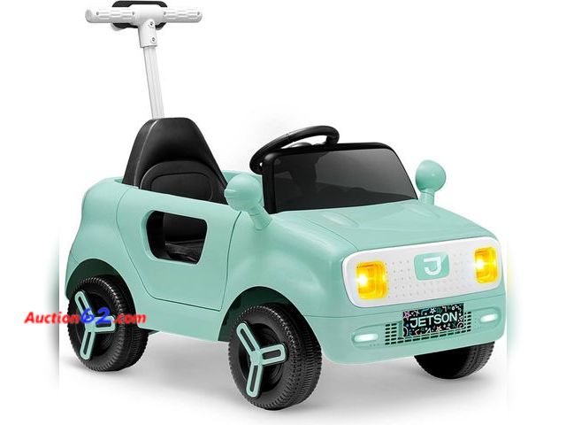 Lot 44-214h - Retail of $149- Jetson Mako Electric Motor Assist Ride-On Push Car Appears New