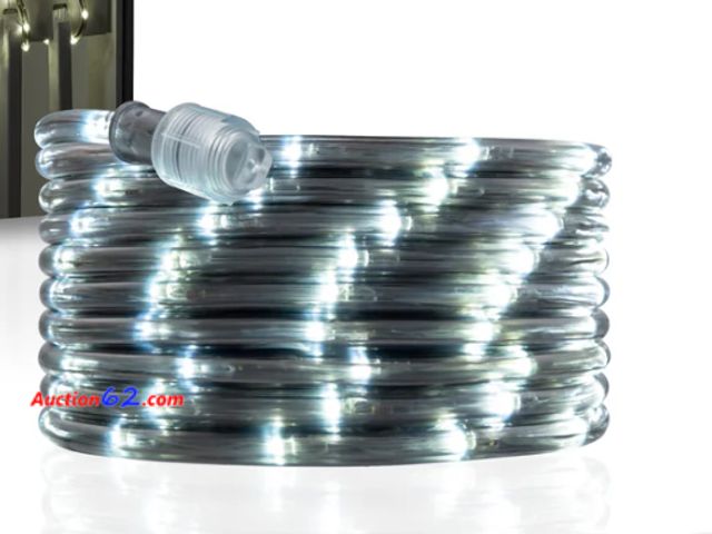 Lot 44-1505 - Ultra Pro Escape 25ft LED Rope Light 3000K - Black See All Photo's Not Tested Appears New, A basic inspection has been given to this item. S...