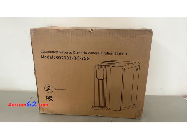 Lot 44-1508o - Countertop Reverse Osmosis System Water Filter - 5 Stage RO Water Filtration System, No Installation Portable Home Water Purifier, TDS &amp;...