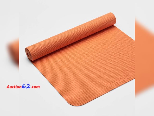 Lot 44-162e - Yoga Mat 3mm - All in Motion™: Non-Slip PVC, Solid Pattern Appears New, A basic inspection has been given to this item. Sold AS-IS. See All ...