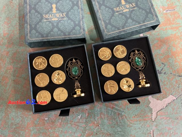Lot 44-752b - Lot of (2) Vintage Lacquer Wax Seal Kit- Seller States New Appears New, A basic inspection has been given to this item. Sold AS-IS. See All ...