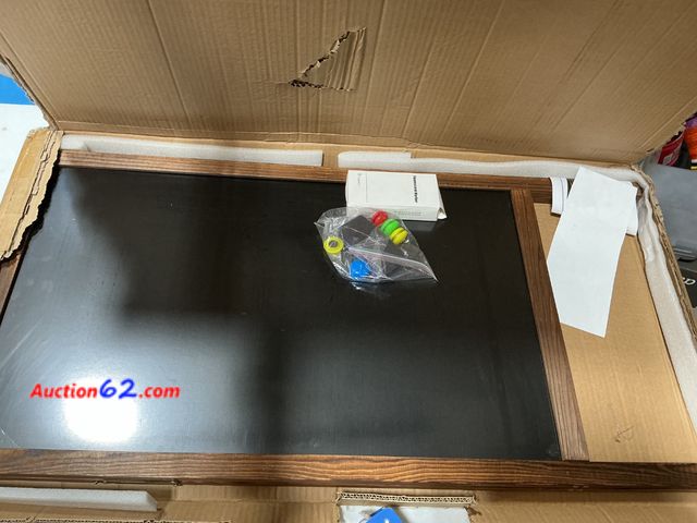 Lot 44-189a - Magnetic Dry Erase Whiteboard with Wooden Frame and Accessories See All Photo's Appears New, A basic inspection has been given to this item....