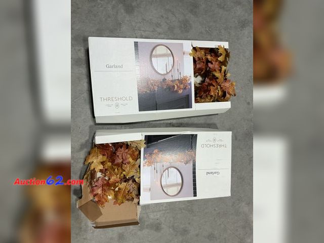 Lot 44-245b - Lot of (2) 6’ Fall Garland E-Commerce Return, A basic inspection has been given to this item. Sold AS-IS.