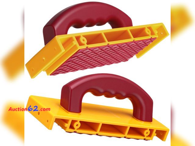 Lot 44-2768f - ElaraBerry 2 Pack Push Block for Table Saw Safety Yellow Table Saw Accessories with Anti-slip Pad &amp; Offset Handle for Improves Control R...
