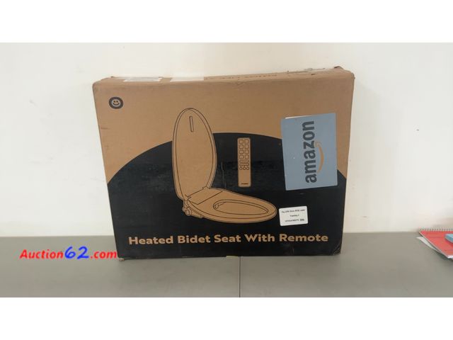 Lot 44-1503o - $179.99 Retail price - VIVOHOME Smart Heated Bidet Toilet Seat with Remote Control, Self-Cleaning Dual Nozzles for Rear and Front Cleansing,...