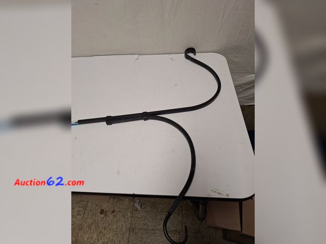 Lot 44-7318b - 46 in. Tall double deck hook for railing  E-Commerce Return, A basic inspection has been given to this item. Sold AS-IS.