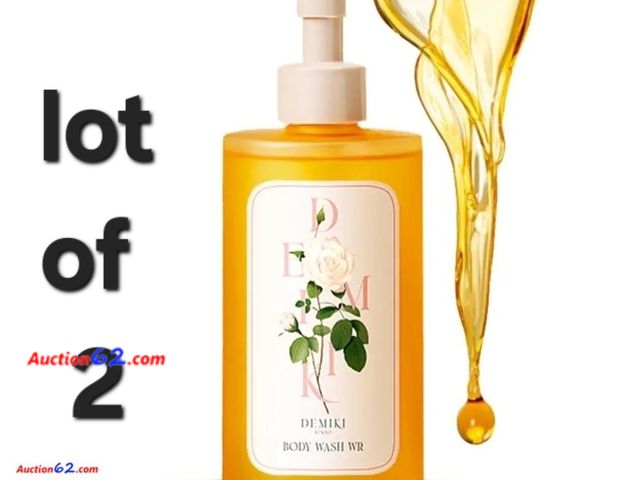 Lot 44-6716f - Lot of Bottles Shower Oil for Women, Hydrating Body Wash with White Rose Scent, Moisturizing for Sensitive &amp; Dry Skin, Winter Care, Sulf...