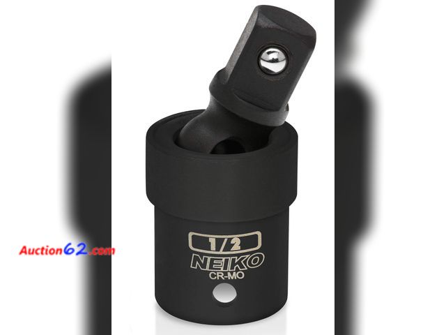 Lot 44-1887a - NEIKO 02430A 1/2” Drive Universal Joint Swivel Socket Adapter | Cr-Mo Impact Grade See All Photo's Appears New, A basic inspection has been ...