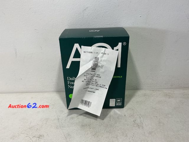 Lot 44-549j - AG1 Athletic Greens 40 X 12g Individual Sealed Nutrition Packets OPEN B0X See All Photo's Not Tested Appears New, A basic inspection has bee...