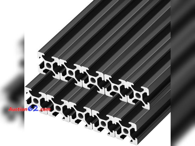 Lot 44-695o - 10 pcs 1000 mm 2020 Aluminum Extrusion European Standard Anodized Linear Rail Industrial Aluminum Profiles for 3D Printer Parts and CNC DIY ...