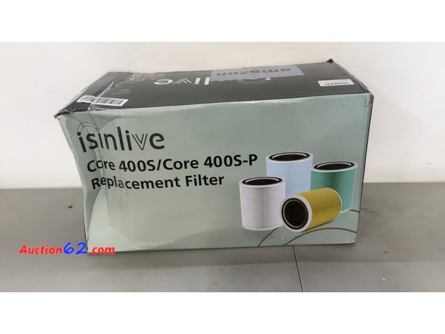 Lot 44-1552o - Core 400S Replacement Filter for LEVOIT Core 400S Core 400S-P Smart WiFi Air Purifie-r, Core 400S-RF 3-in-1 True HEPA Activated Carbon Filte...