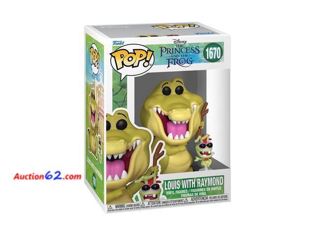 Lot 44-5599M - Funko Pop! &amp; Buddy: The Princess and the Frog - Louis with Raymond - Collectable Vinyl Figure - Gift Idea - Official Merchandise - Toys ...