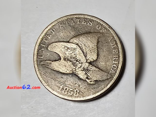 Lot 44-8381f - 1858 FLYING EAGLE CENT. MINTED IN PHILADELPHIA.-NT