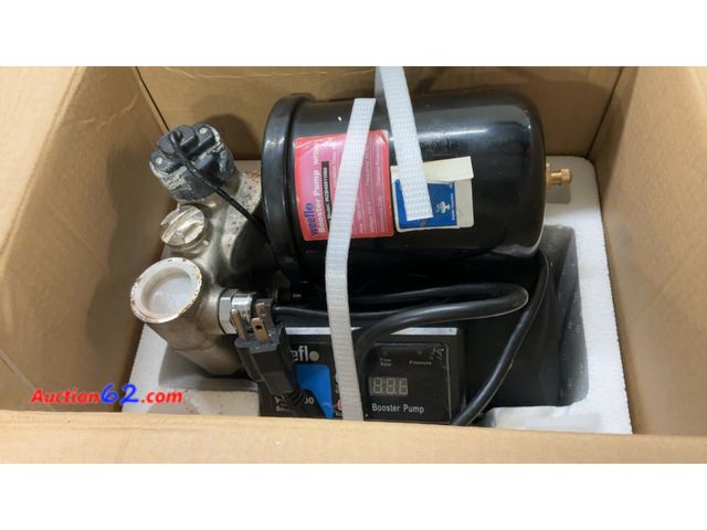 Lot 44-1699e - $129 Retail price - Weeflos 1.5HP Automatic Booster Pump, 1600 GPH Water Pump, 100ft Max Head, Mechanical Pressure Switch, Self-Priming Util...