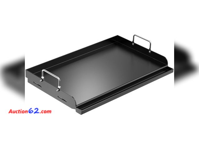 Lot 44-1172j - $89.99 Retail price - Updated 25" x 16" Cast Iron Griddle for Gas Grill, Nonstick Nanoceramic Stove Top Griddle for Gas Stove, Pre-Seasoned ...