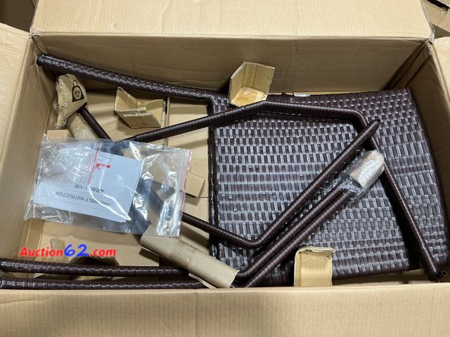 Lot 44-117a - $150 Retail price - Amazon Armchair N769P334785A - Wicker Outdoor Patio Furniture E-Commerce Return, A basic inspection has been given to th...