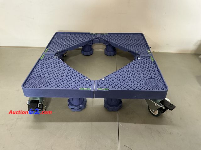 Lot 44-1951i - Adjustable Appliance Roller - Heavy Duty, Rolling Wheels, Locking Brakes Not Tested See All Photo's E-Commerce Return, A basic inspection ha...