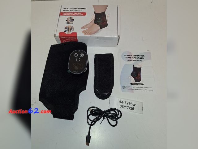 Lot 44-7296w - Heated vibrating foot massager  Appears New, A basic inspection has been given to this item. Sold AS-IS. Not Tested
