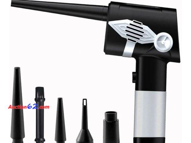 Lot 44-6546p - Cordless Air Duster, Compressed Air Duster, Handheld Air Blower, Electronic Air Duster with Display Appears New