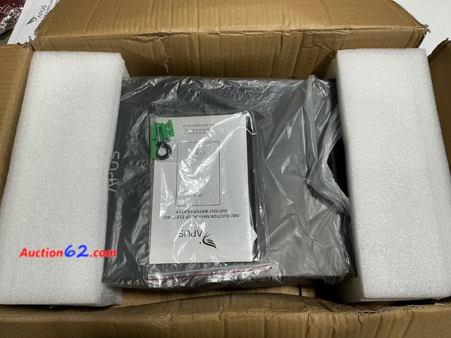 Lot 44-263a - $150 Retail price - APUS Instant Electric Water Heater See All Photo's Appears New, A basic inspection has been given to this item. Sold AS-...