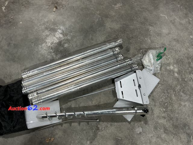 Lot 44-4001f - Rotisserie Grill Spit Rods and Motor Kit E-Commerce Return, A basic inspection has been given to this item. Sold AS-IS. Not Tested See All P...