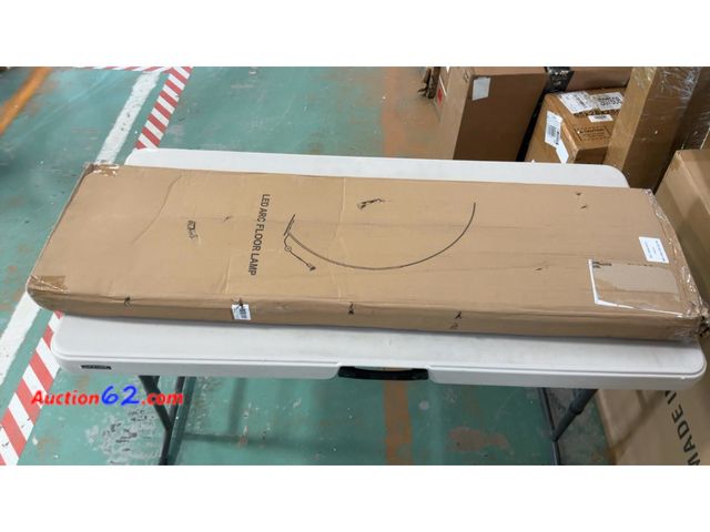 Lot 44-1835w - $119.99 Retail price - 2000LM Ultra-Wide Coverage LED Lamps for Living Room with 3 Color Temperatures, White Dimmable Arc Floor Lamps, Moder...