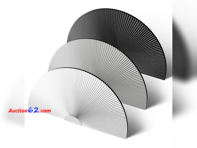 Lot 44-1628o - Sulugood Arch Window Shades Blackout Half Circle Cordless Cellular Shades No Drill Half Moon Honeycomb Blinds for Indoor Window Thermal Insu...