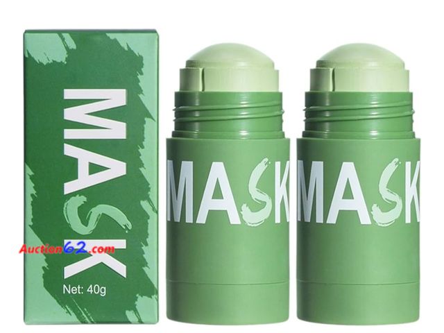 Lot 44-6543g - Green Tea Deep Cleanse Mask Stick - Blackhead Remover with Green Tea Extract, Mild and Non-irritating, Suitable All Skin Types, for Men and ...