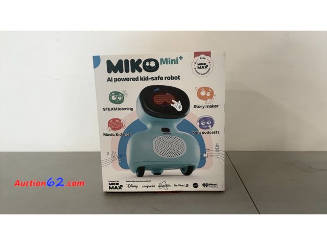 Lot 44-1970o - MIKO Mini+ MIKO MAX - AI-powered Conversational Companion Robot for Kids - NIB Not Tested See All Photo's E-Commerce Return, A basic inspect...