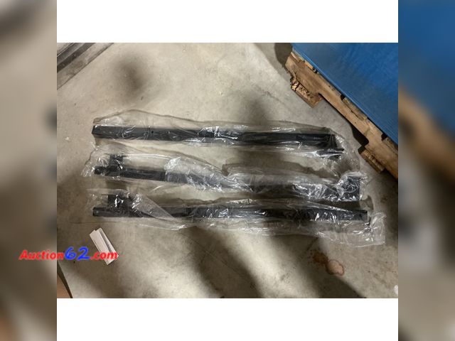 Lot 44-4002f - Black metal railing parts E-Commerce Return, A basic inspection has been given to this item. Sold AS-IS. Loose Hardware
