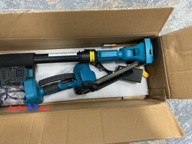 Lot 44-1579w - $120 Retail price - 2-in-1 Cordless Pole Saw Not Tested See All Photo's Appears New, A basic inspection has been given to this item. Sold AS...