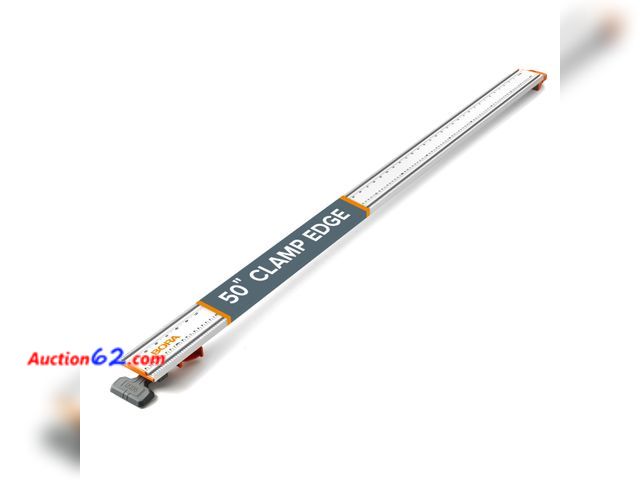 Lot 44-683o - BORA 50” NGX Circular Saw Guide Rail, Clamp Edge for Circular Saws, Great for Straight Cross-Cutting Plywood Sheets and Routing Dados, 54405...