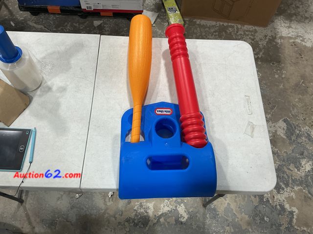 Lot 44-4027w - Little Tikes Toy Sports T-Ball Set - Red- Missing Balls E-Commerce Return, A basic inspection has been given to this item. Sold AS-IS. See A...