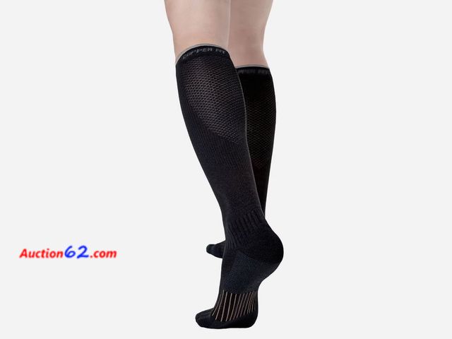 Lot 44-1556b - New Other Copper Fit Elite Compression Socks 2PK L/XL Easy on Easy Off Free Ship See All Photo's Not Tested Appears New, A basic inspection ...