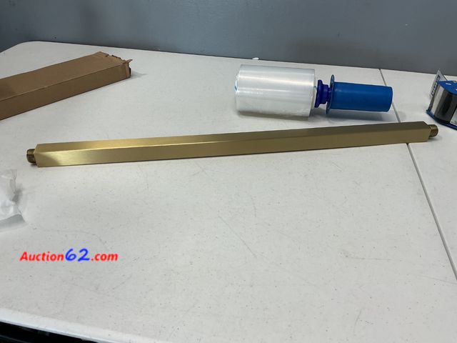 Lot 44-2712w - Brass Shower Arm and Flange Set Appears New, A basic inspection has been given to this item. Sold AS-IS. Not Tested See All Photo's