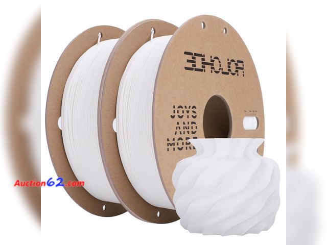 Lot 44-170 - 3DHoJor Matte PLA Filament 1.75mm, 1kg*4 Bundle Cardboard Spool PLA Filament 1.75 PLA 3D Printing Filament, Print with Most 3D Printers-Gree...