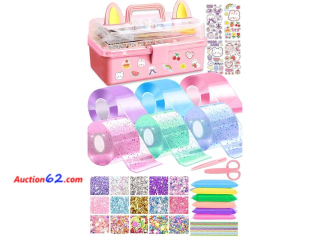 Lot 44-9086j - BENWIL 6 PCS Nano Tape Bubble Bubbles Kit for Kids with Box Appears New, A basic inspection has been given to this item. Sold AS-IS.