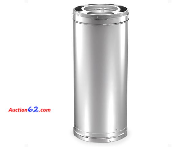 Lot 44-1688f - $90.19 Retail price - DuraVent 6DP 24 DuraPlus Triple Wall Chimney Pipe for Wood Stoves, Fireplaces, Furnaces, Boilers Stoves, Ranges, Water...