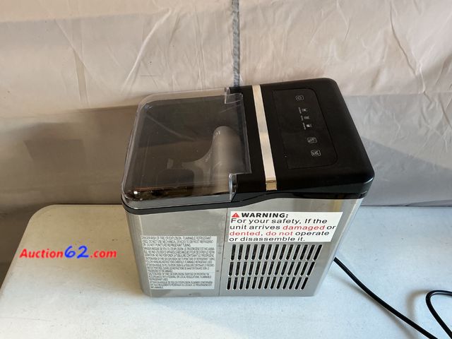 Lot 44-188m - Not Tested- Sold As Is- $120 Retail price - Portable Countertop Ice Maker Machine E-Commerce Return, A basic inspection has been given to th...
