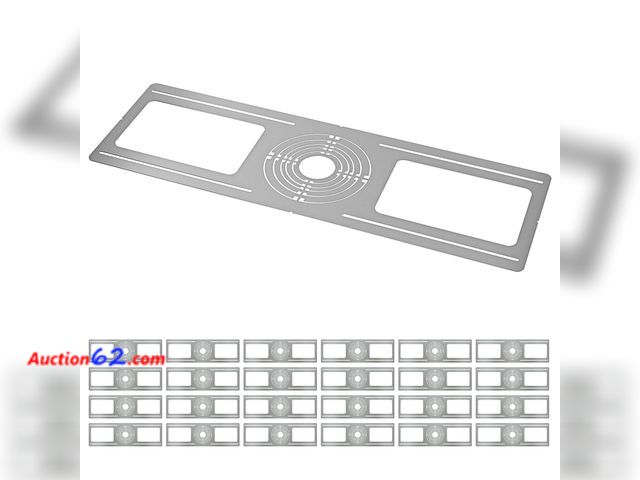 Lot 44-599e - LETRY 24-Pack New Construction Mounting Plate, 2-3-4-5-6Inch, LED Recessed Lighting Housing Kits, Flat Steel Rough-in Bracket Fixture for LE...