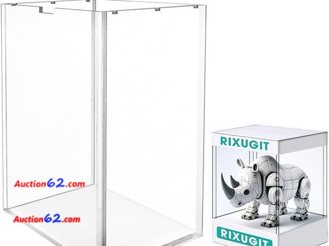 Lot 44-9074b - 1Pc Acrylic Magnetic Display Case - Magnetic Display Box, Fits 4" Display Figurine, Internal Dimensions 4.68"x3.62"x6.49" Appears New, A bas...