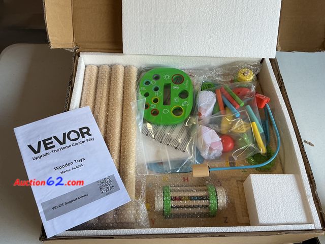 Lot 44-4042m - VEVOR Wooden Toys Activity Cube Model AC8355 See All Photo's Appears New, A basic inspection has been given to this item. Sold AS-IS.