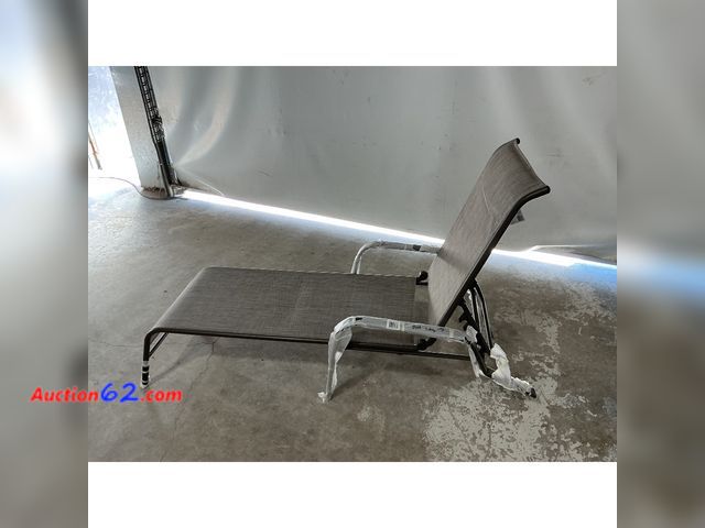 Lot 44-799f - $150 Retail price - Lounge Chair - Adjustable, Outdoor, Gray Not Tested E-Commerce Return, A basic inspection has been given to this item. S...