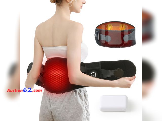 Lot 44-1771n - AIYUANQI Cordless Heating Pad for Back Pain Relief, Portable Graphene-Infused Heating Pad with 5000mAh Power Bank for Pain Relief/Muscle Rel...