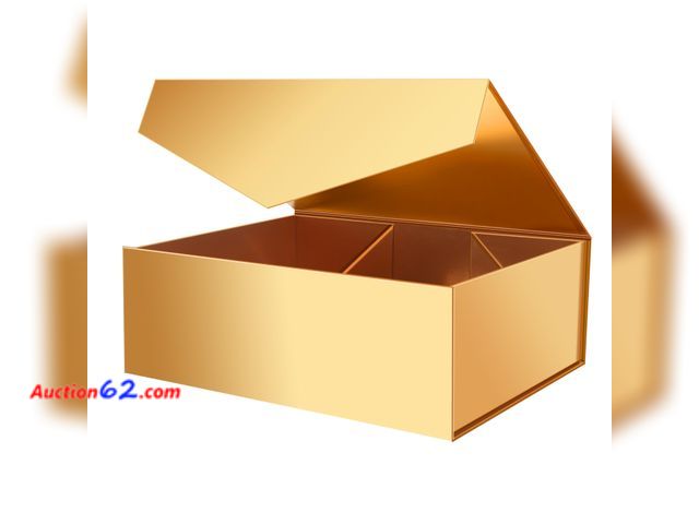 Lot 44-4095w - JINGUAN 19.2x15.8x7 Inches, Extra Large Gift Box with Lid, Bridesmaid Proposal Box with Magnetic Closure, Giant Gift Box for Clothes and Lar...