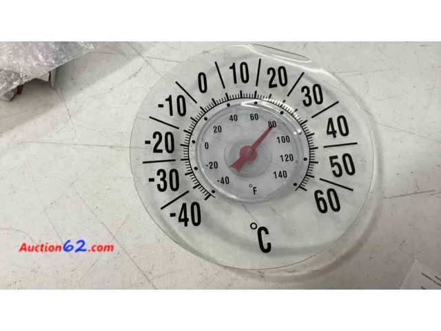 Lot 44-2564e - Round Thermometer with Box Appears New, A basic inspection has been given to this item. Sold AS-IS. Not Tested See All Photo's