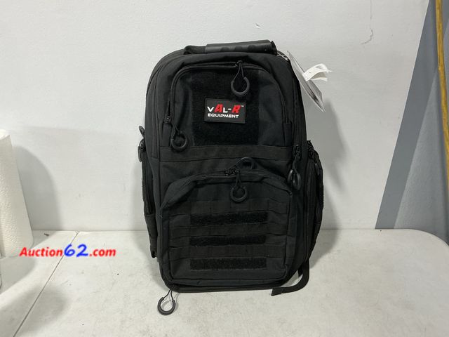 Lot 44-526j - VAL-R Equipment 3 Pistol Range Backpack Black See All Photo's Not Tested Appears New, A basic inspection has been given to this item. Sold A...