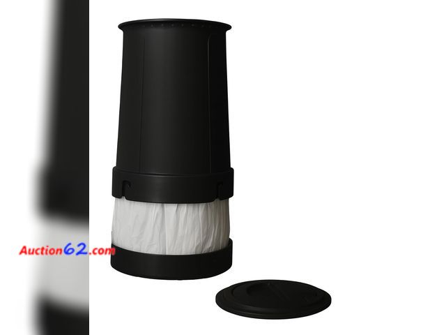 Lot 44-1118j - Toocan Trashcan - Classic Black -13 Gallon Trash Can with Removable Base &amp; Lid – Patented Design, 40% More Space, Uses Standard Bags, Ea...